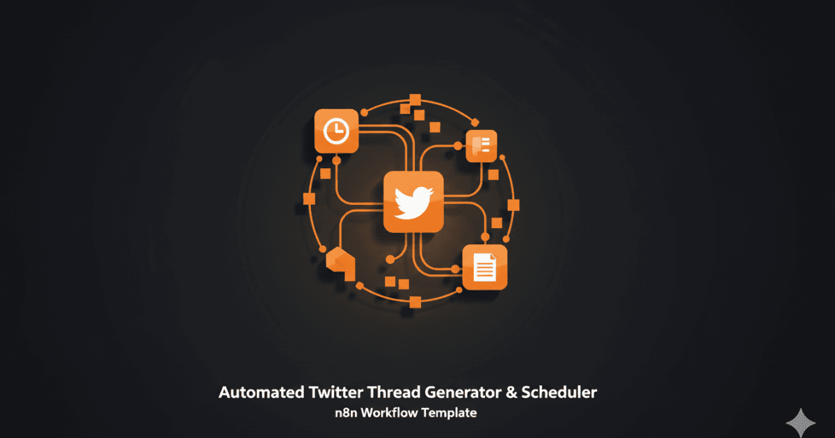 Automated Twitter Thread Generator & Scheduler