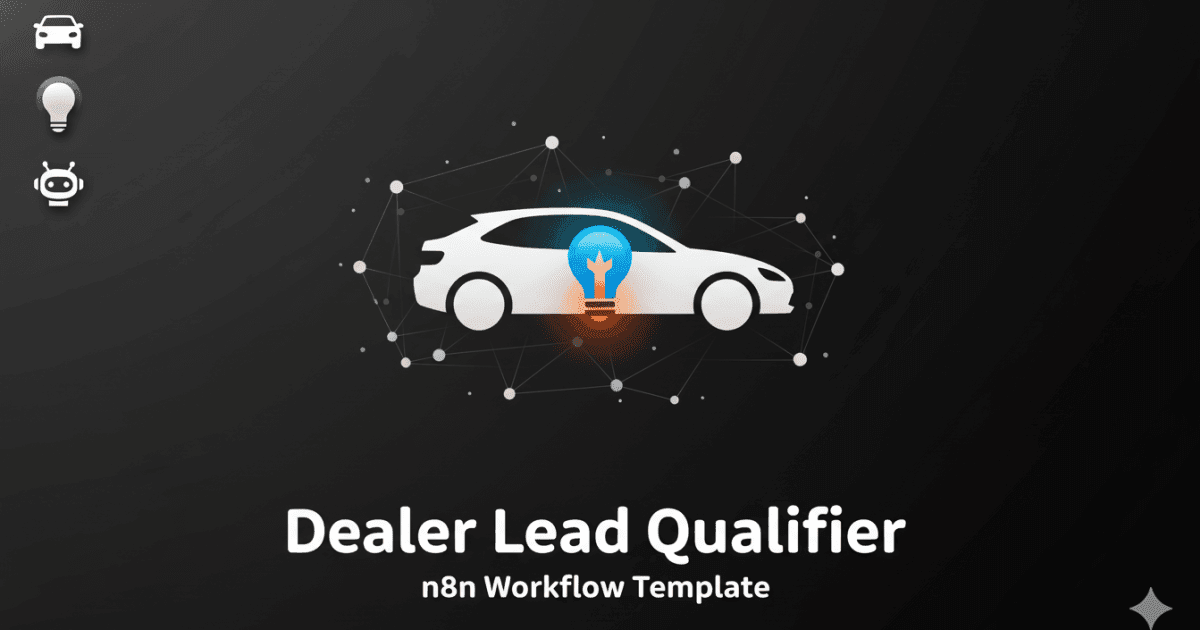 Dealer Lead Qualifier with Google Sheets, Pinecone, and Hugging Face